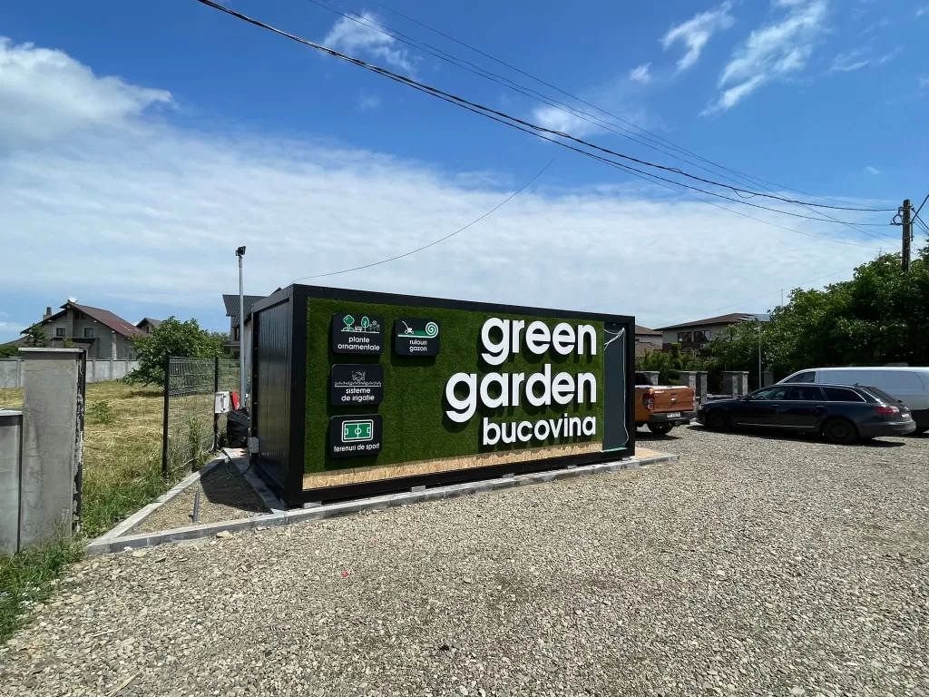 showroom green garden bucovina
